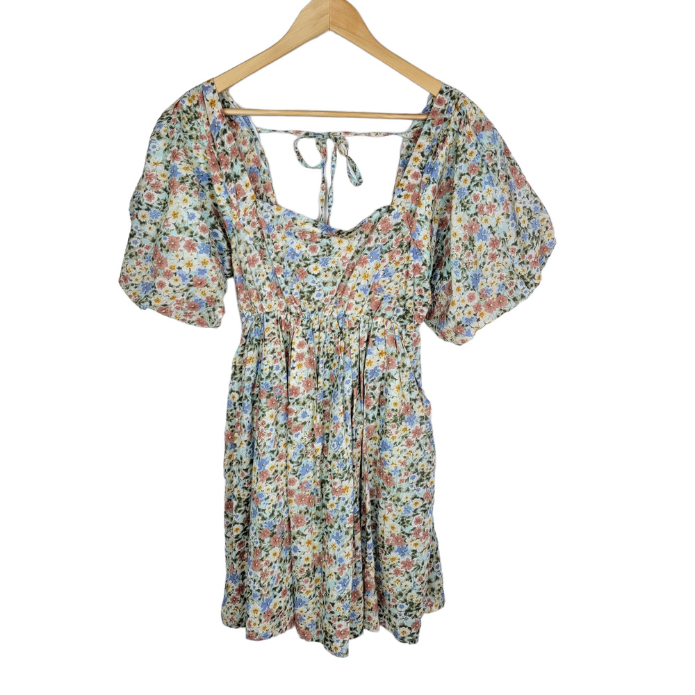 Mable Floral Babydoll Dress L
